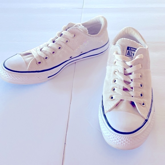 Converse All Stars Cream and Iridescent - Picture 4 of 7